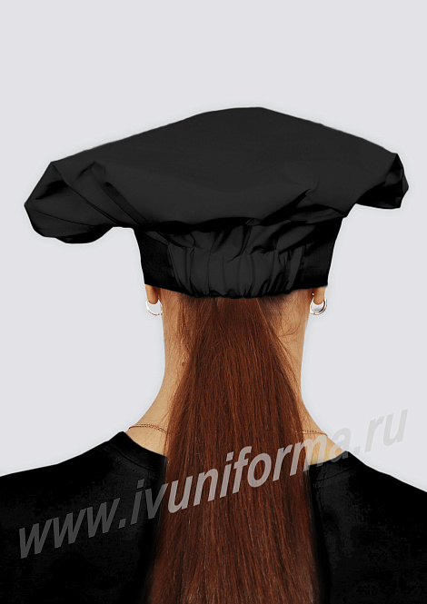 Колпак повара на резинке женский арт. ГУ-12-45-ТС